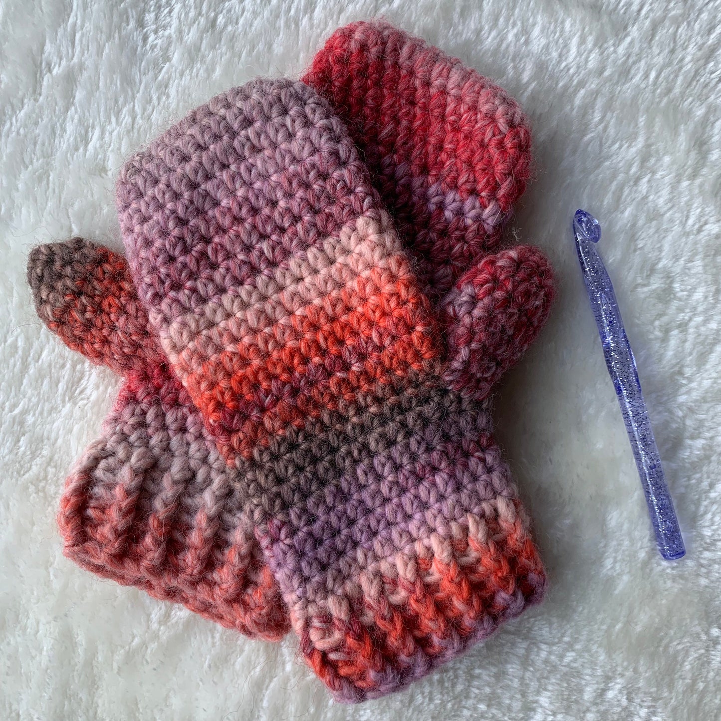 crochet smitten mittens pattern