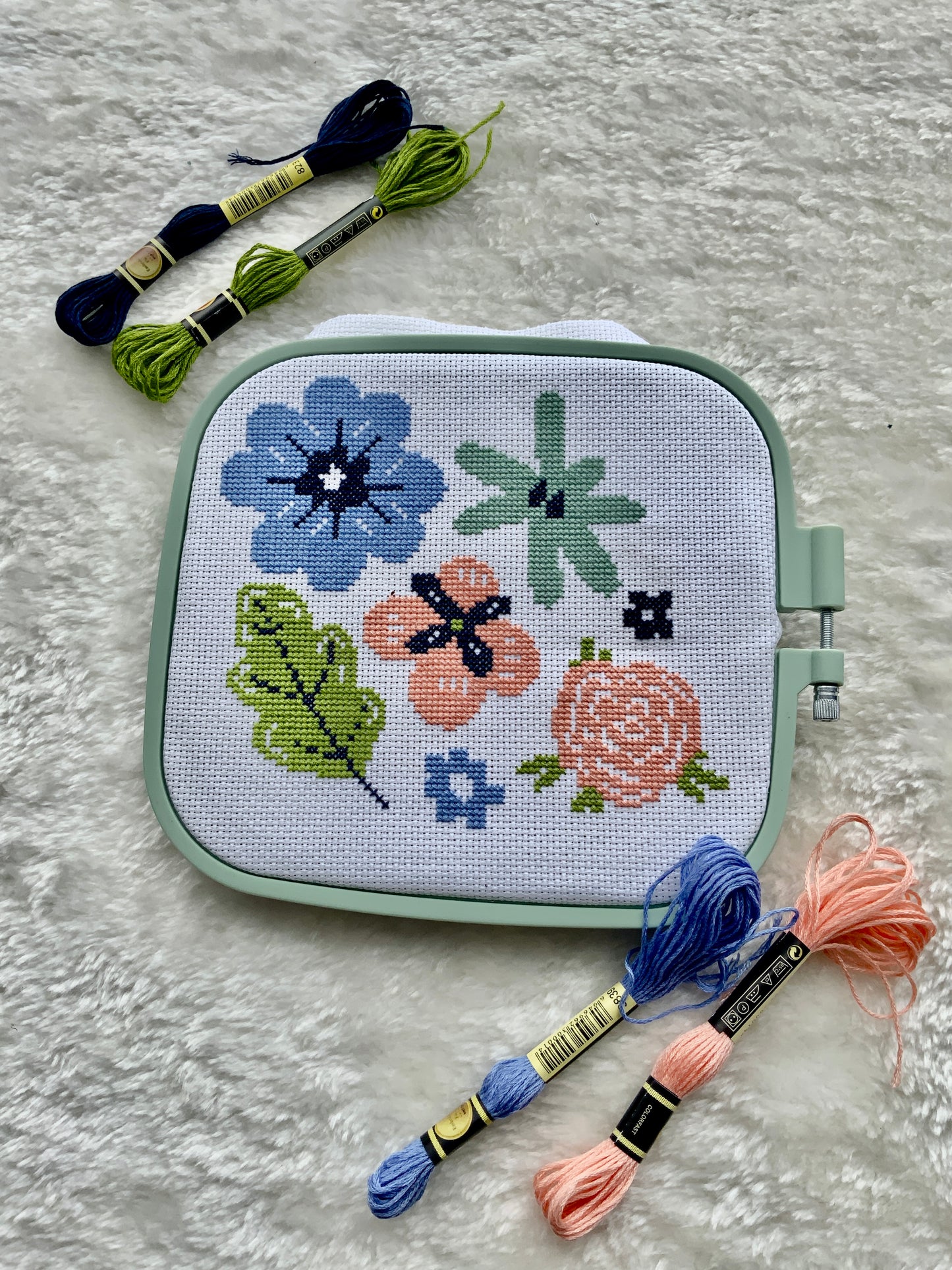 spring forward cross stitch kit