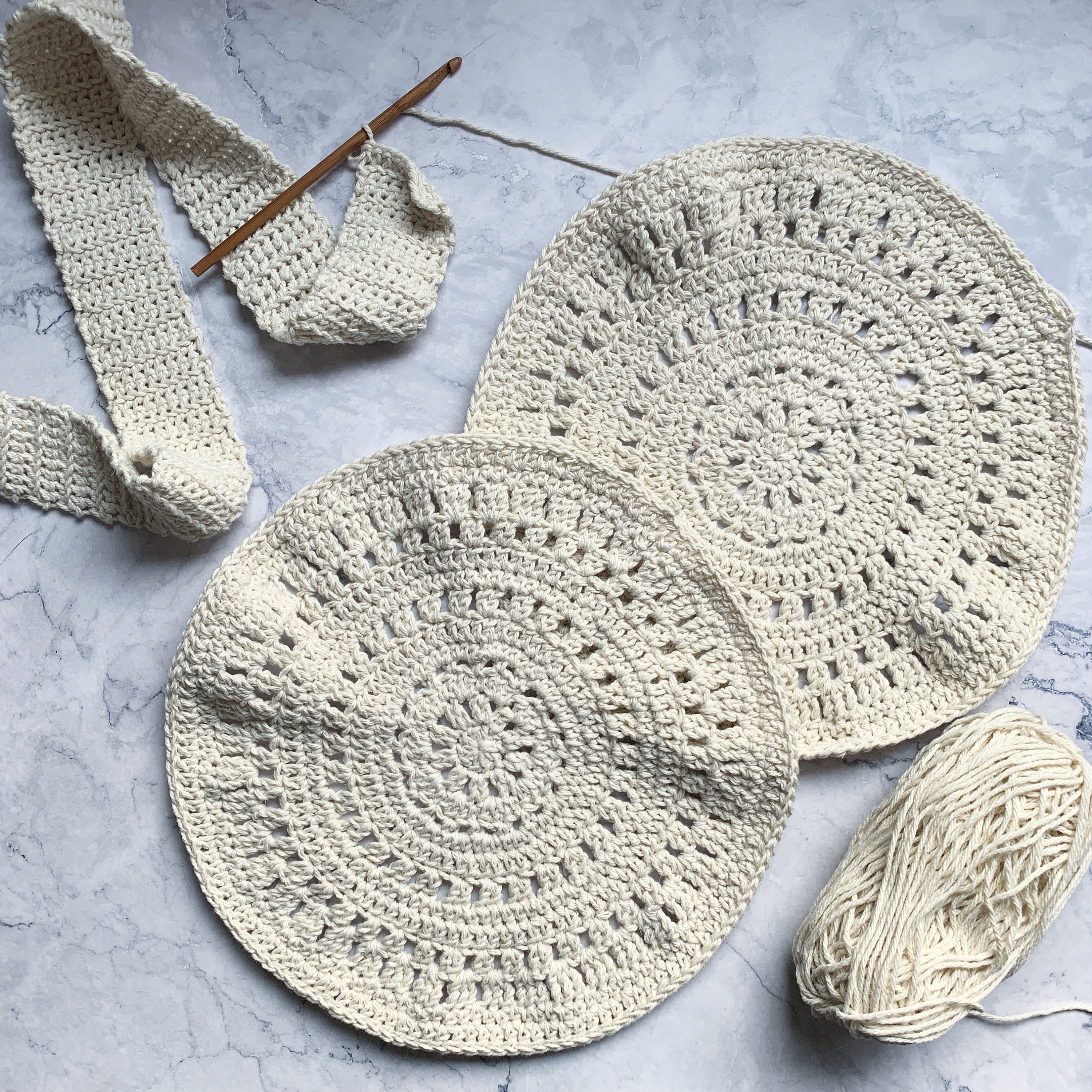 Crochet round discount boho bag pattern