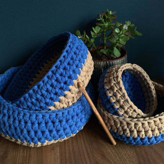 stackable baskets crochet pattern